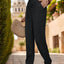 Perfee Textured High Waist Joggers - Korvel