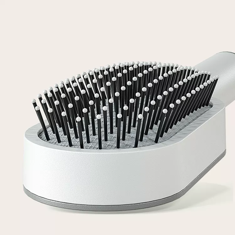 Upgraded Press Type Cleaning Design Air Cushion Comb For Women's Long Hair Air Bag Massage Comb Household Comb - Korvel