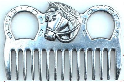 Sturdy Stainless Steel Horse Pony Grooming Tool Comb - Korvel
