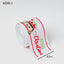 Christmas decoration ribbon, cedar pattern printed ribbon, bow tie, Christmas decoration ribbon, holiday ribbon - Korvel