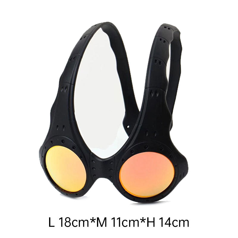 Unisex Over - The - Top Sunglasses. Ideal for outdoor cycling and sports. Fashionable retro - style metal - framed glasses. - Korvel