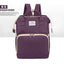 Portable Foldable Bed Mommy Bag For Going Out Lightweight And Large Capacity Mother And Baby Bag Backpack - Korvel