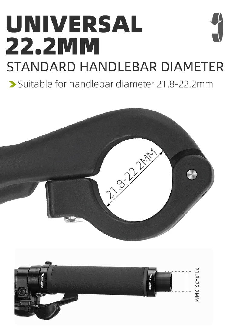 Ergonomic Design MTB Bicycle Road Gravel Mountain Bike Handlebar Bar Ends Gravel Bike Accessories Bike Grips - Korvel