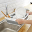 Foldable Dish Rack Kitchen Storage Water Leakage Plastic Tableware Bowl Dinnerware Drain Bowl Tray Home Drying Rack Washable - Korvel