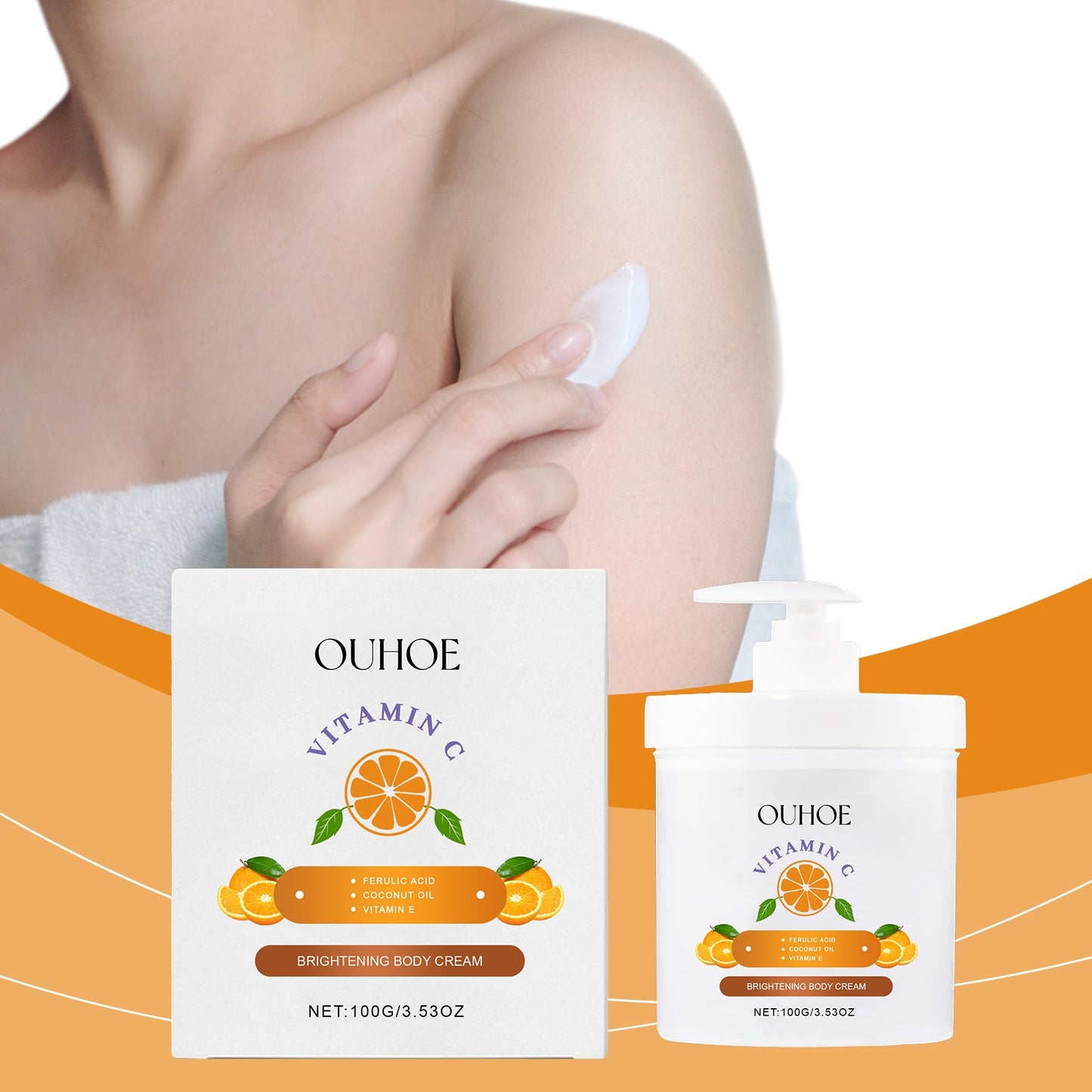 Vitamin C Moisturizer, Hydrating, Moisturizing And Brightening The Whole Body Universal Skin Revitalizing Moisturizer - Korvel