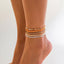 Melad Color Summer Beach Rice Bead Anklet - Versatile Stacking Chain