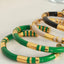 Brazalete de Pulsera de Acero de Titanio con Esmalte Elegante