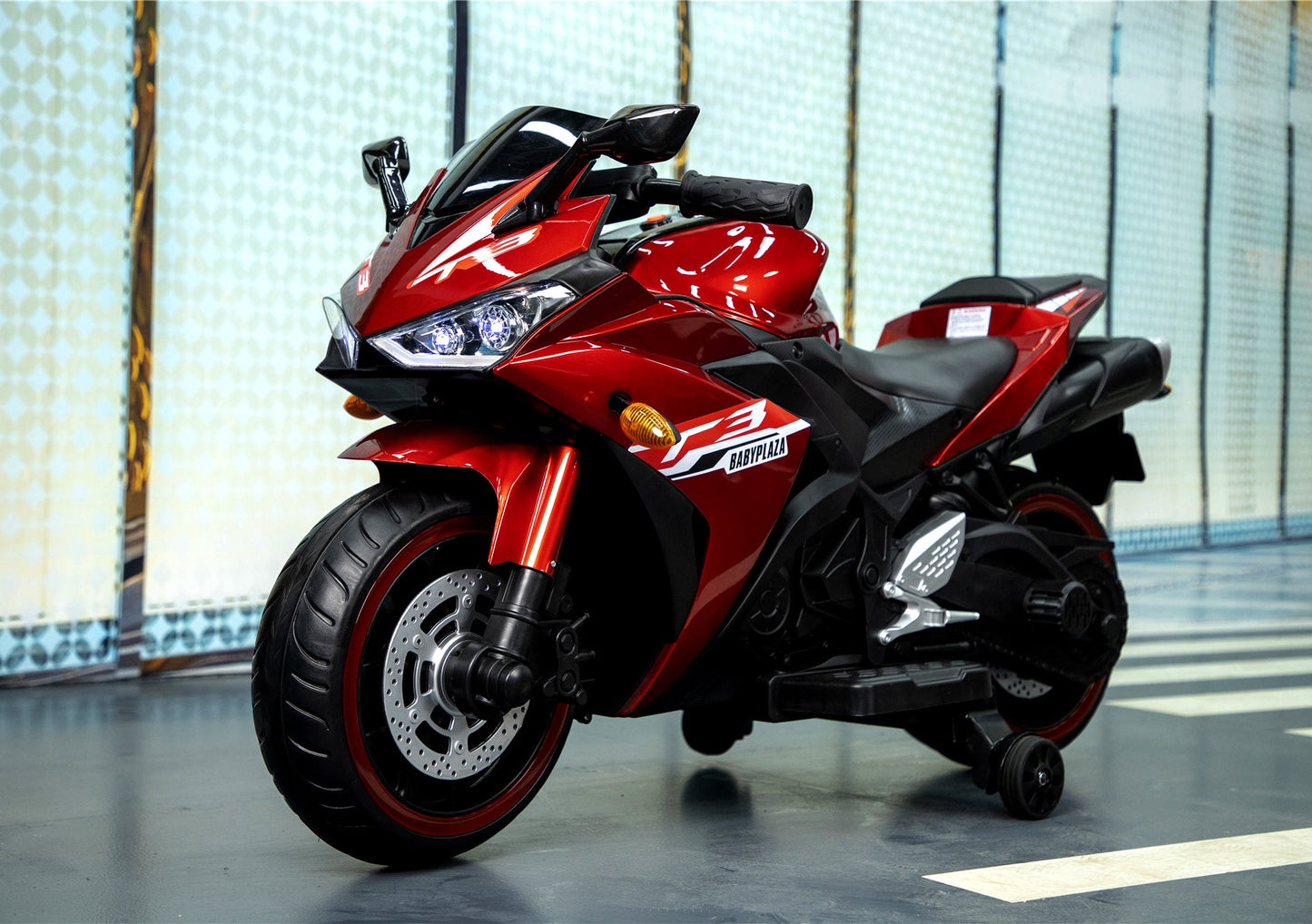 kids motorcycle 12V motorcycle for kids 3 4 5 6 years Boys Girls 12v7ah kids motorcycle ride on toy with Training Wheels - Korvel