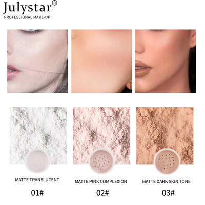 Light Nude Concealer Face Repairing Matte Honey Powder Waterproof Sweat Proof Makeup Setting Powder - Korvel