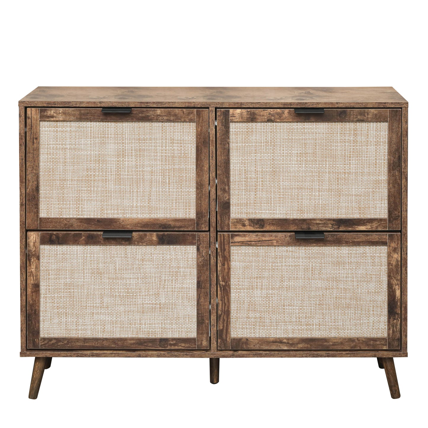 4-Door Freestanding Modern Shoe Rack for Entryway
