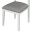 Ensemble de salle à manger TREXM Classic 6 pièces - Blanc et gris