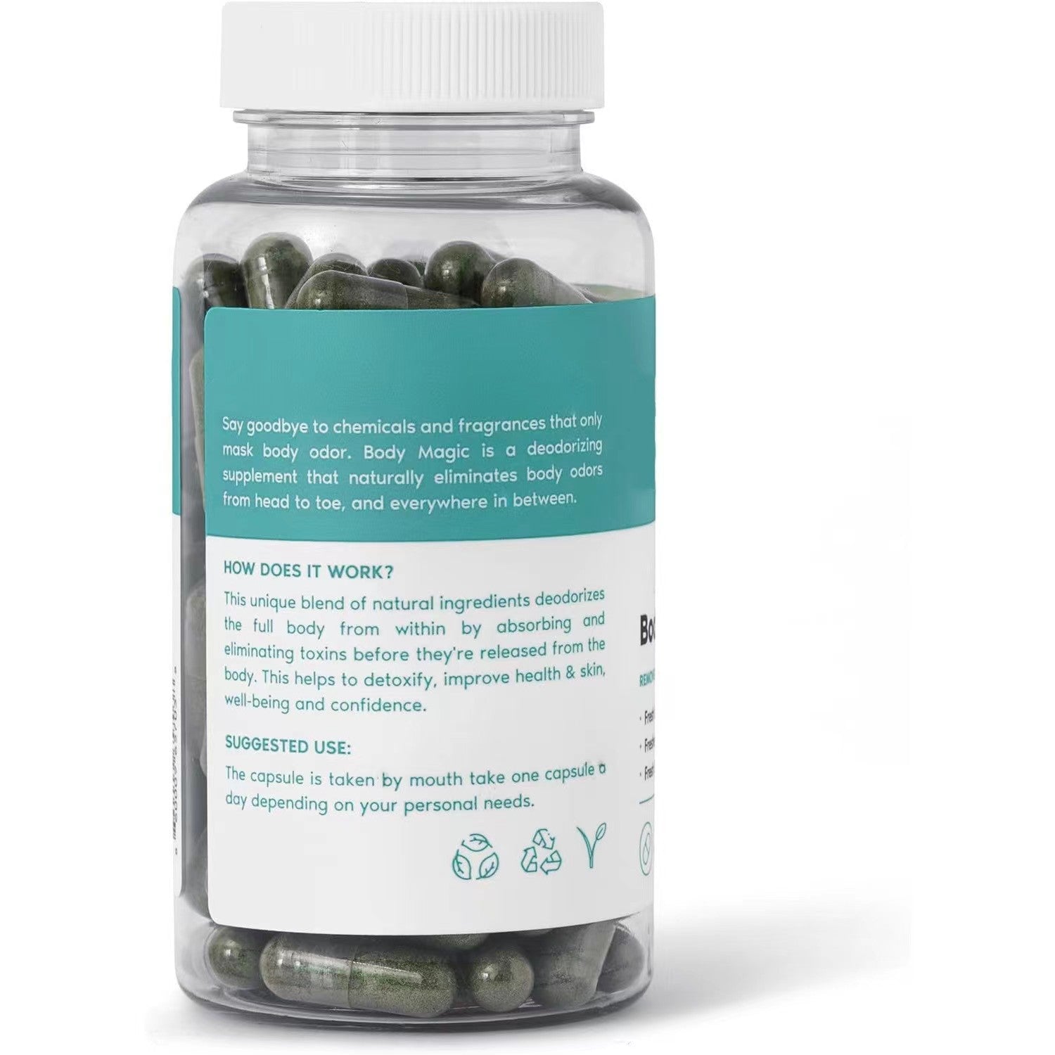 Chlorophyll Capsules Body Magic Capsules GMP Chlorophyll Capsules - Korvel