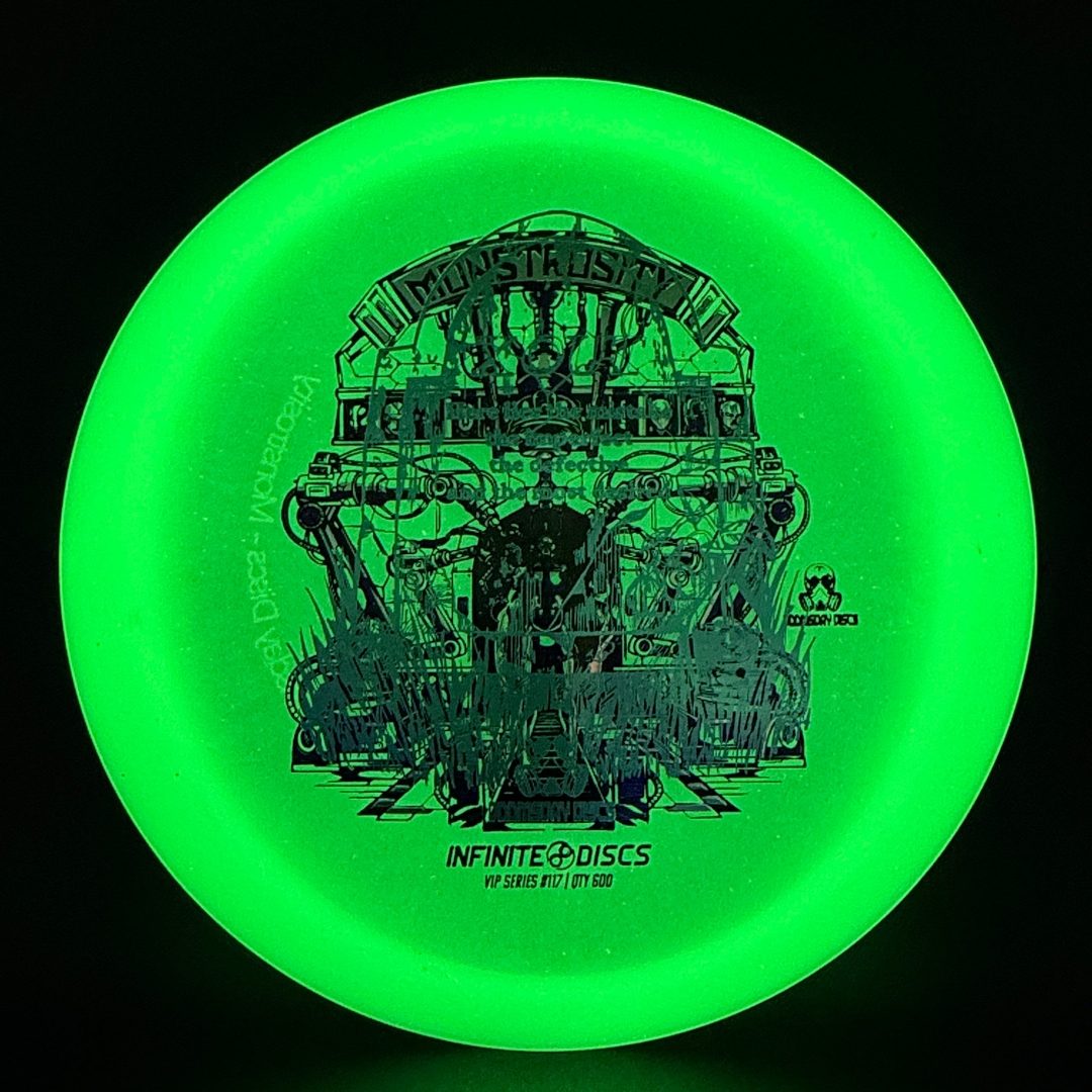 Glow Monstrosity - VIP Series #117 - X-Out Disc Golf Disc