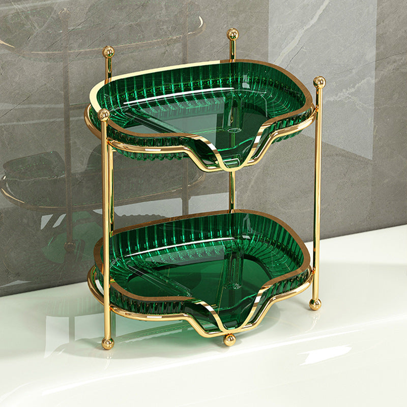 Premium Wall-Mounted Double-Layer Soap Rack