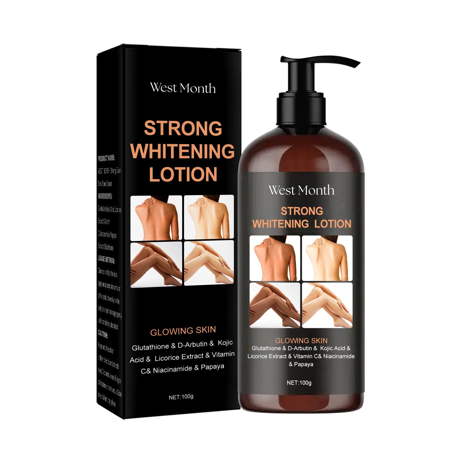Brightening Body Lotion Moisturizing, Brightening, BrighTening And Repairing Body Lotion - Korvel
