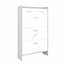 High Glossy Marble Color Shoe Rack with 3 Doors and 2 Drawers