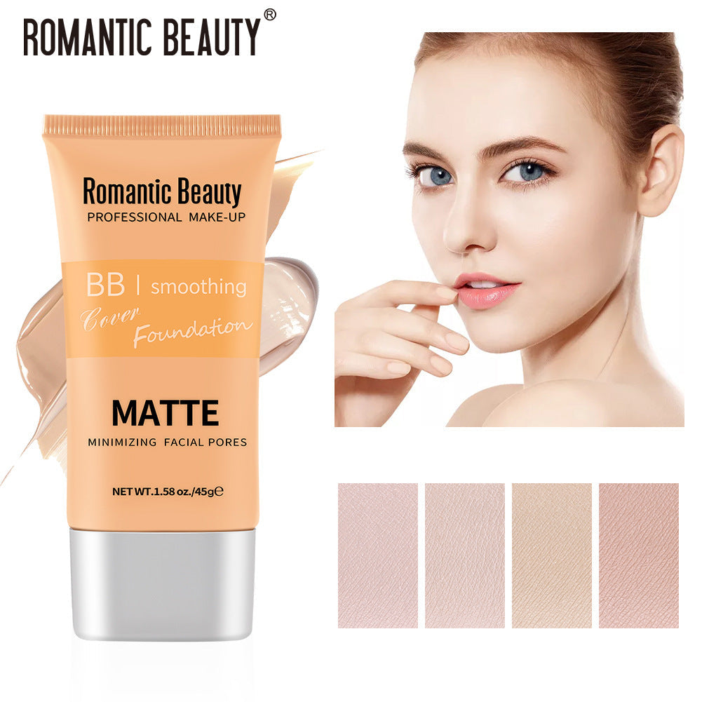 Romantic Beauty Waterproof Non-Standing Portable Foundation Oil Control Long Lasting Concealer Foundation - Korvel