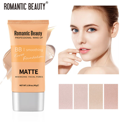Romantic Beauty Waterproof Non-Standing Portable Foundation Oil Control Long Lasting Concealer Foundation - Korvel