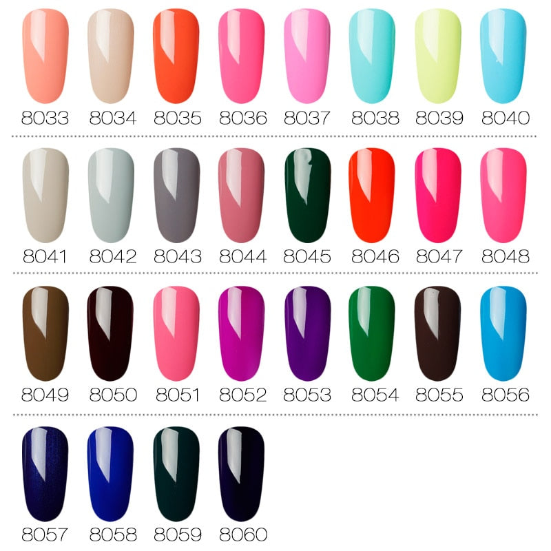 Venalisa 60 Colors Soak Off Gel Nail Polish with Glue Pen