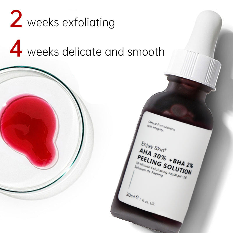 Hot Sell Natural Organic AHA 30% BHA 2% Serum Deep Peeling Exfoliating Solution Skin Facial Serum - Korvel