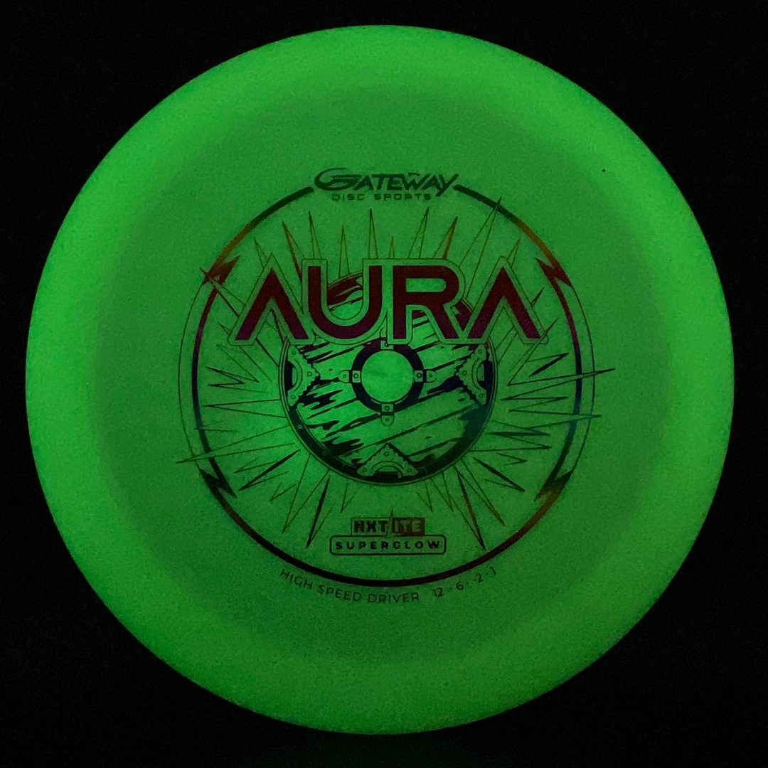 NXT Lite Superglow Aura Disc Golf Driver