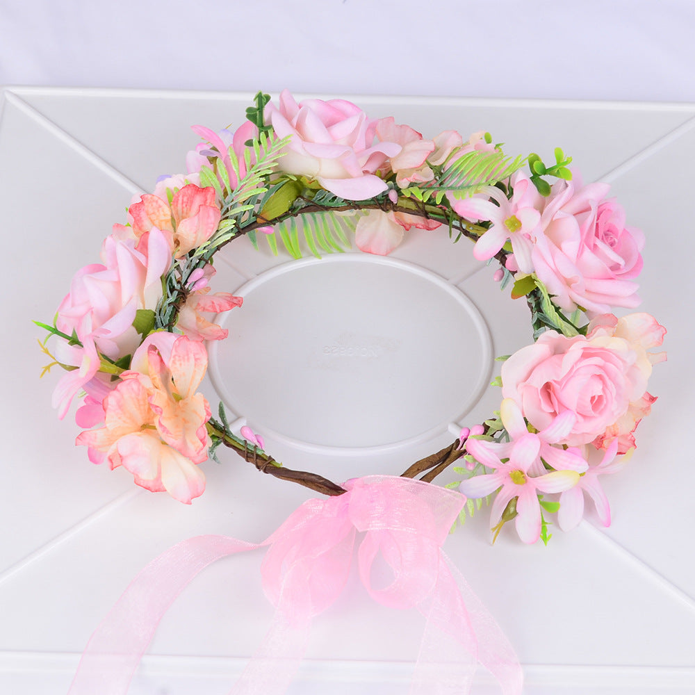 Corona de Flores Hecha a Mano para Ocasiones Especiales