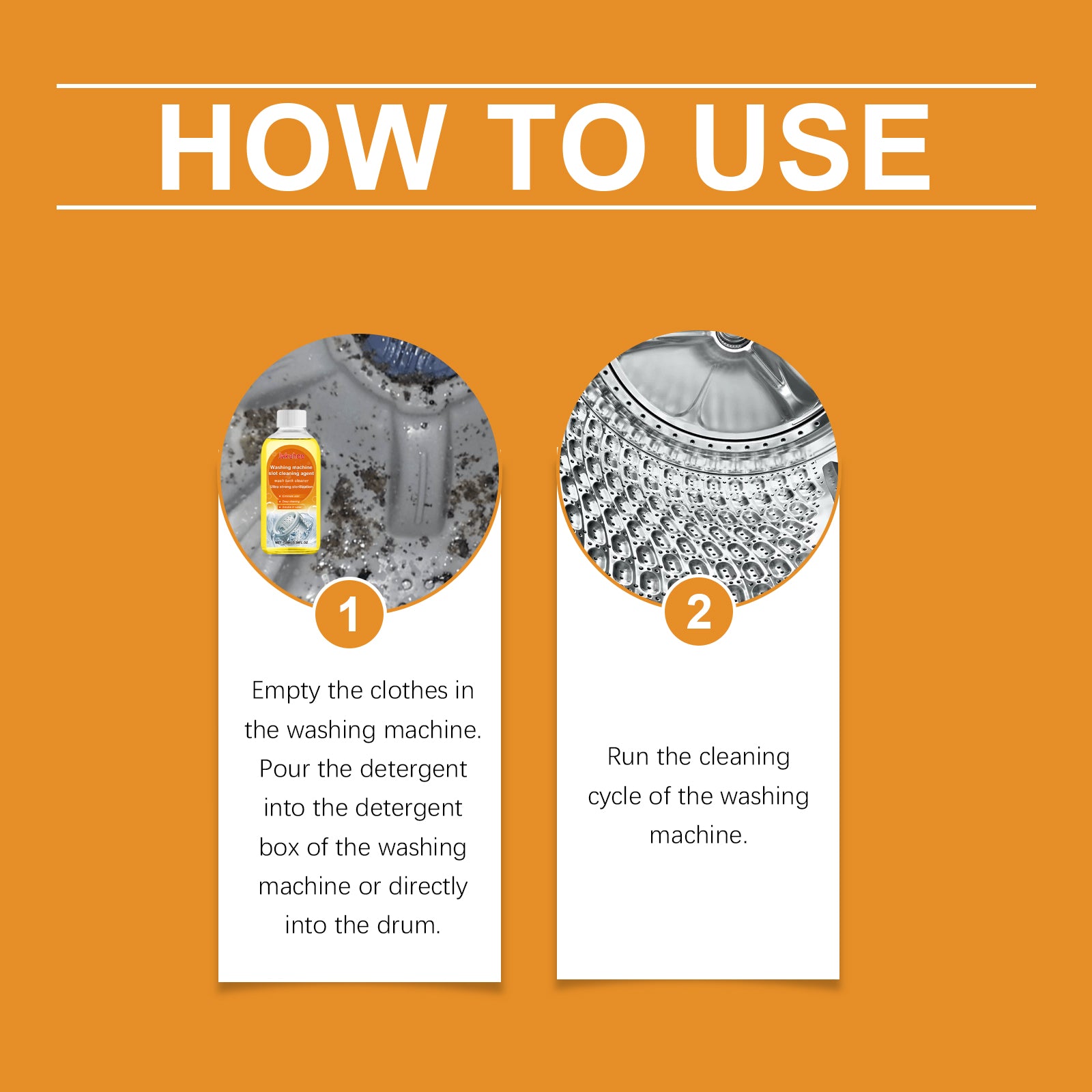 washing machine tank cleaner fully automatic washing machine cleaner decontamination liquid pulsator drum cleaner - Korvel