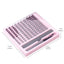 Eyelash DIY Eyelash Extensions Kit Private Label Lash Clusters DIY with Bond Seal Glue and Tweezers Set - Korvel