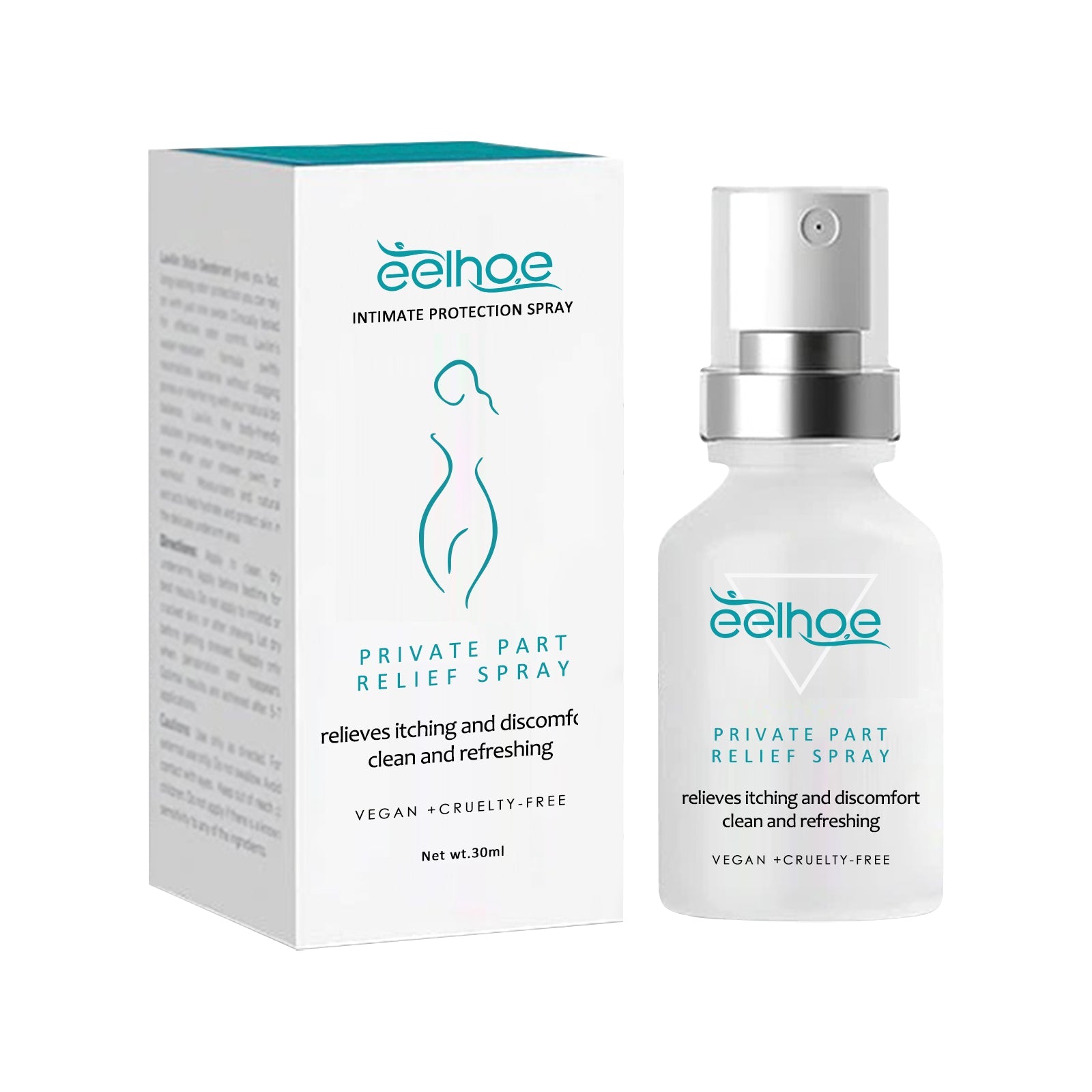 Feminine Care Spray Relieves Itching And Discomforts Clean Body Odor Gentle Care For Feminine Skin - Korvel