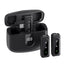 Wireless lavalier microphone J50 intelligent noise reduction digital display charging compartment digital display mini microphone - Korvel