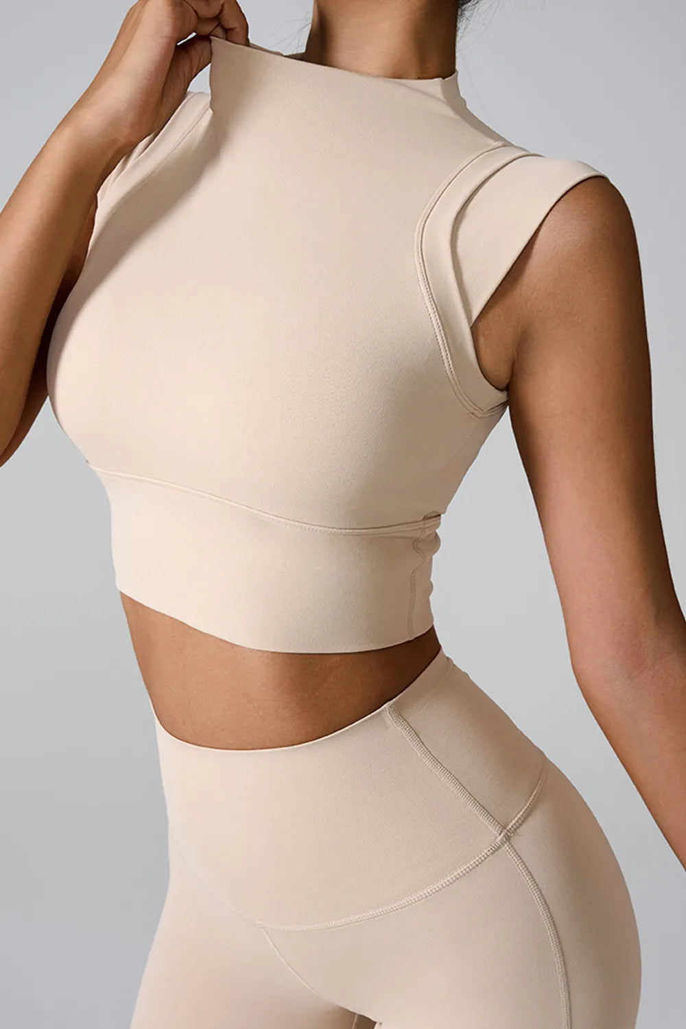 Mock Neck Active Tank - Korvel
