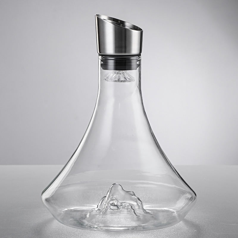 Wine Decanter Built-in Aerator Pourer, Wine Carafe Red Wine Decanter 1000ml - Korvel