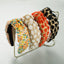 Weaving candy colored flower headband with simple knotting and wide edge headband - Korvel
