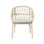 Outdoor dinner simple bamboo woven chair table legs - Korvel