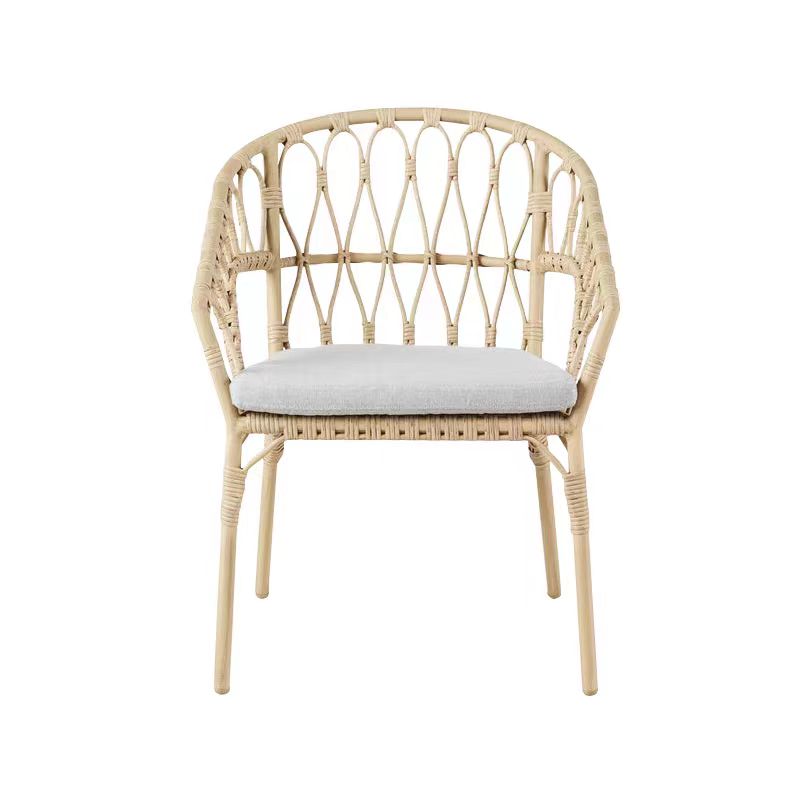 Outdoor dinner simple bamboo woven chair table legs - Korvel