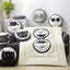 40cm Multifunction Cartoon Cool Cat Plush Round Portable Cushion Blanket Air Conditioning Quilt Throw Pillows for Car Sofa - Korvel