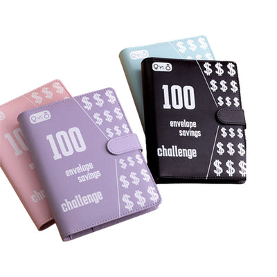 100 Envelope Challenge Binder Couples 100 Day Challenge Savings Savings Notebook - Korvel