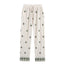 Elastic Waist Tied Embroidered Wide Leg Pants for WomenStyle Fashion Casual - Korvel