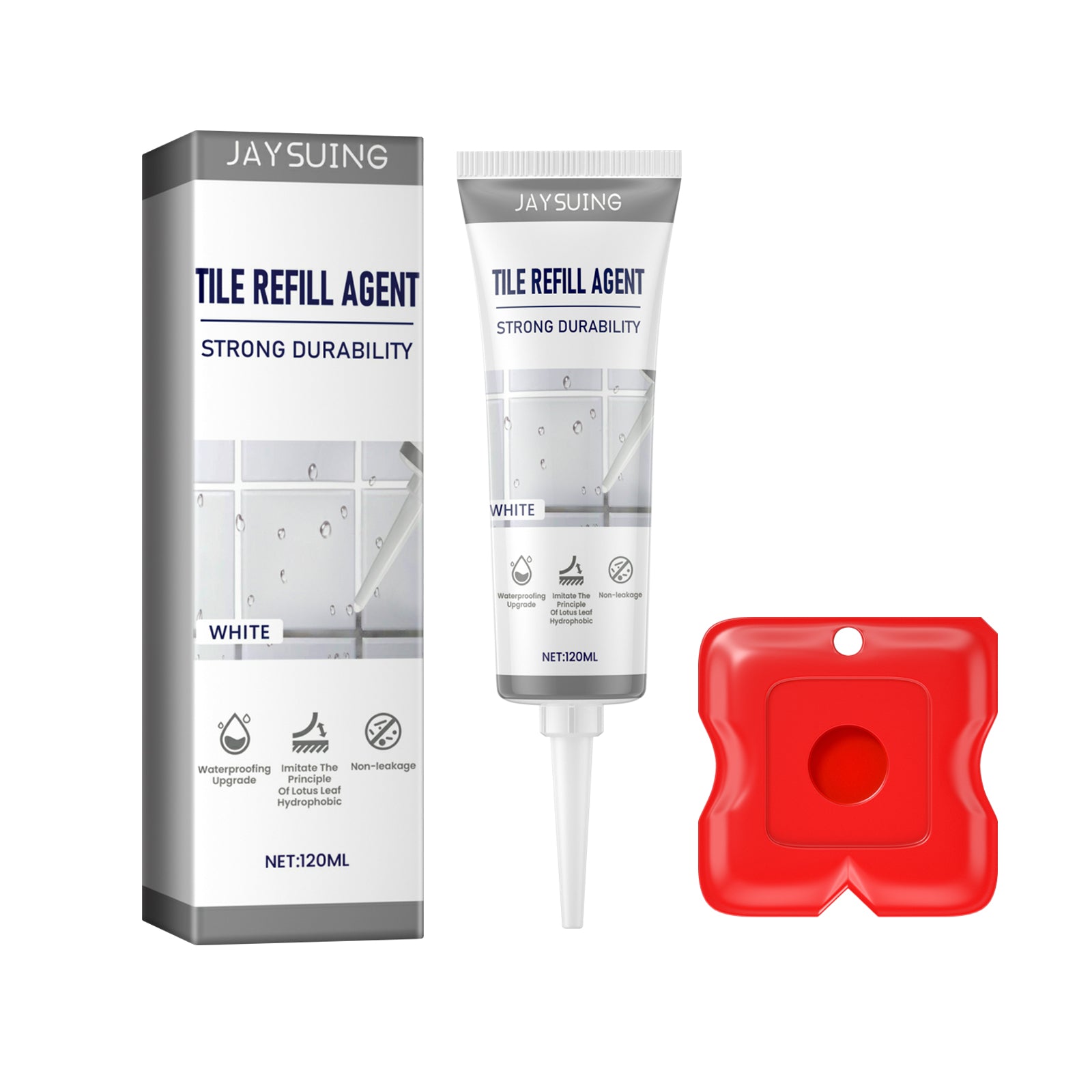Tile Refill Agent, Kitchen Bathroom Waterproof Floor Mildew Proof Joint Tile Tip Sealant - Korvel