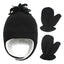 Ensemble de bonnet et gants adorable pour bébé garçon avec oreilles