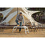 Work Platform Aluminum Portable Bench Folding Ladder ANSI Capacity 225 LBS 40" - Korvel