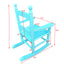Children's rocking light Light Blue chair- Indoor or Outdoor -Suitable for kids-Durable - Korvel