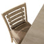 Set of 2 Dining Counter Height Chairs Modern Farmhouse Rustic Look Distressed Design Ladderback Solid Wood - Korvel