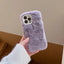 Ottwn Candy Color Warm Furry Phone Case for iPhone