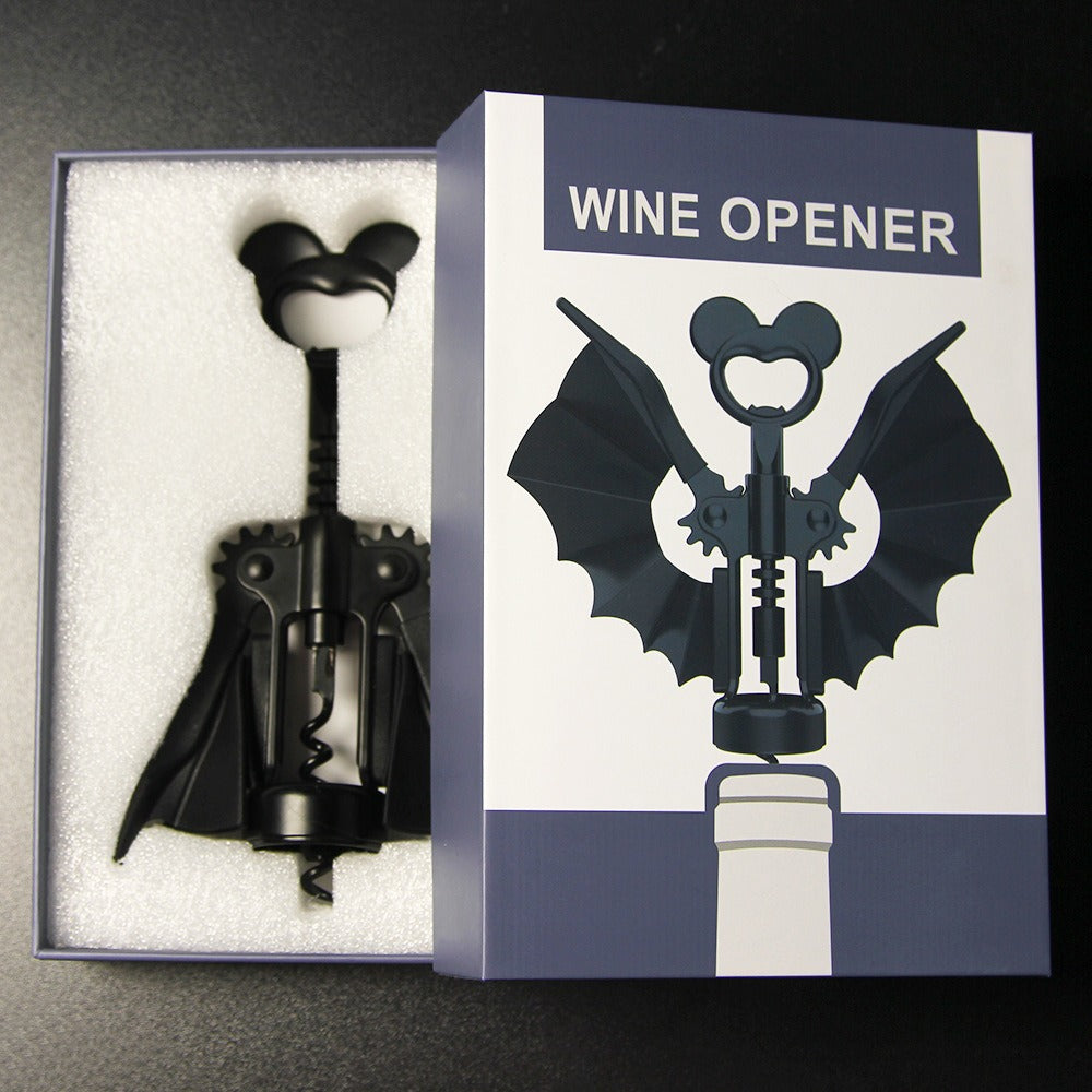 2-in-1 Wine & Beer Opener, Corkscrew & Bottle Opener - Korvel
