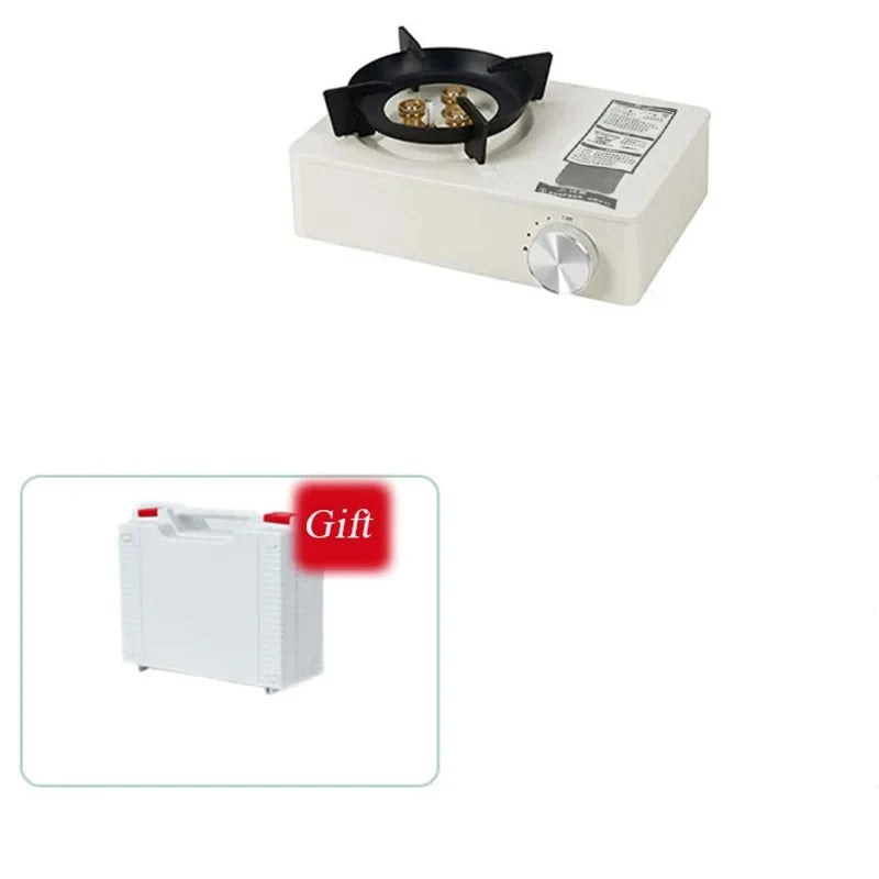 Outdoor Mini Portable Carabiner Stainless Steel 3.5KW Outdoor Camping Equipment Home Appliances Cooktop Gas Stove - Korvel