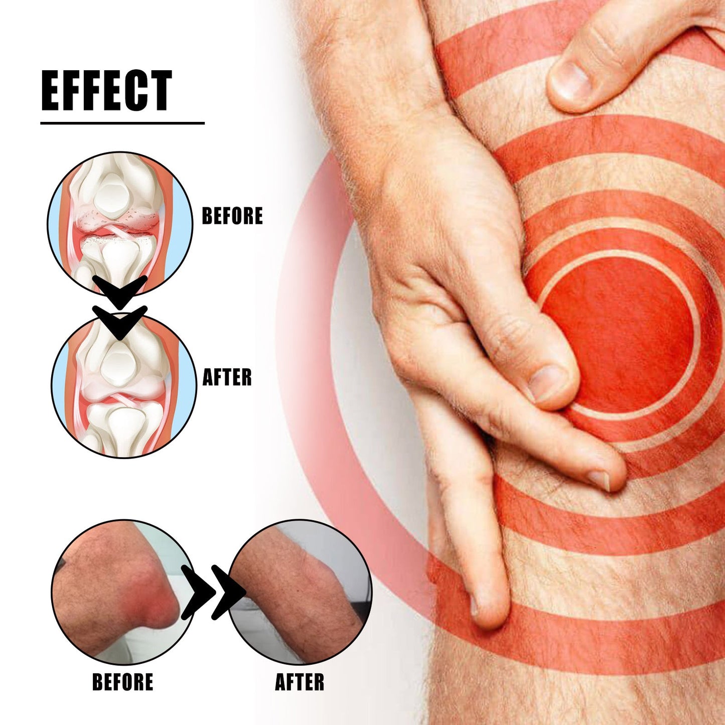 Joint Foam Foot Gel, Reliefs Body Knee Lumbar Shoulder Joint Pain Care Foot Bath Gel - Korvel