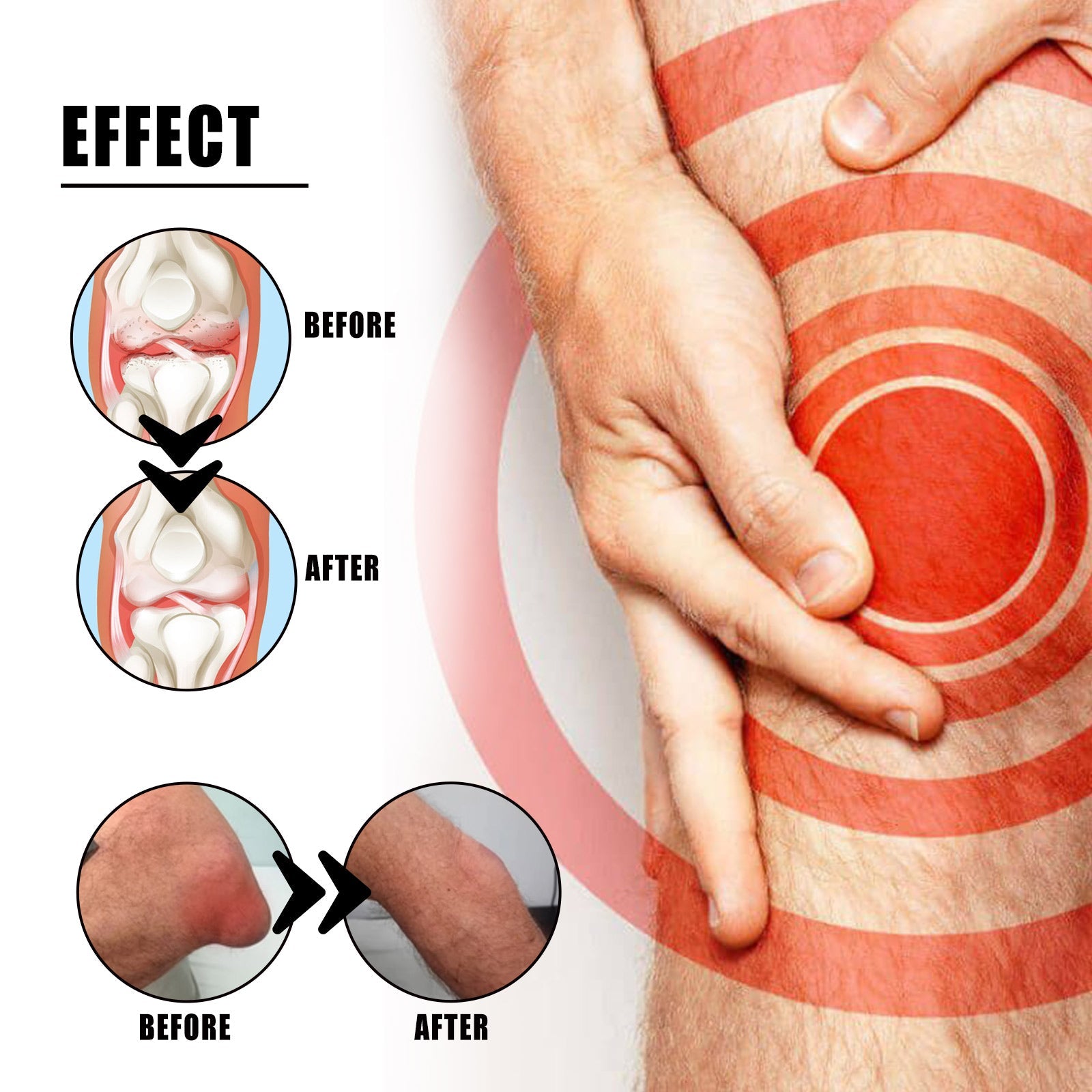 Joint Foam Foot Gel, Reliefs Body Knee Lumbar Shoulder Joint Pain Care Foot Bath Gel - Korvel