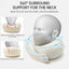Memory Foam Neck Travel Pillow: Soft, 360° Head Support, for Home, Plane & Car - Korvel