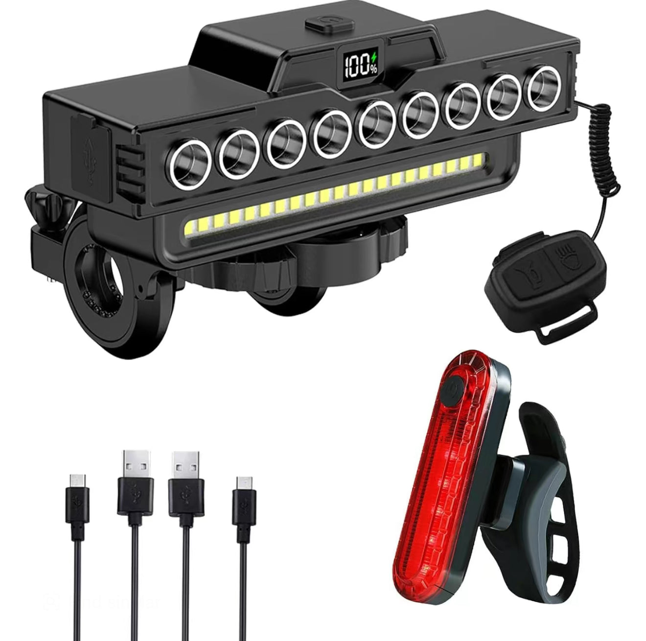 NightBeam Pro USB Rechargeable Bike Light